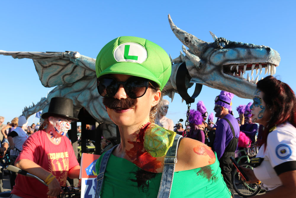 Zombie Bike Ride 2018 photo - Duval Street, Key West